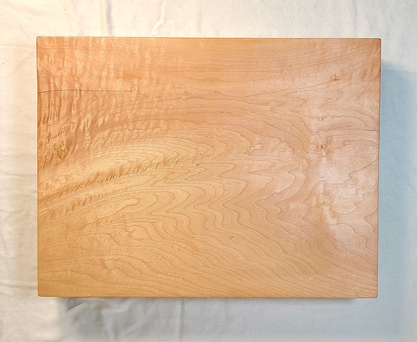 thick one piece solid wood maple cutting board
