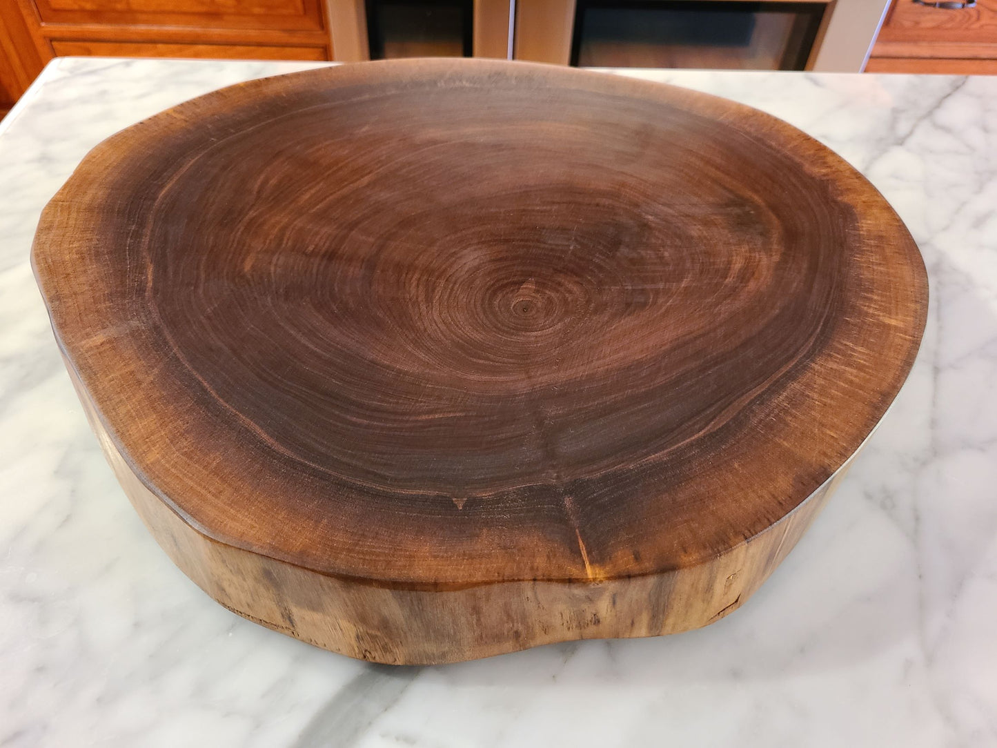 large round charcuterie board rustic walnut charcuterie board