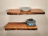 Custom Wood Kitchen Shelves, Cherry Floating Shelves
