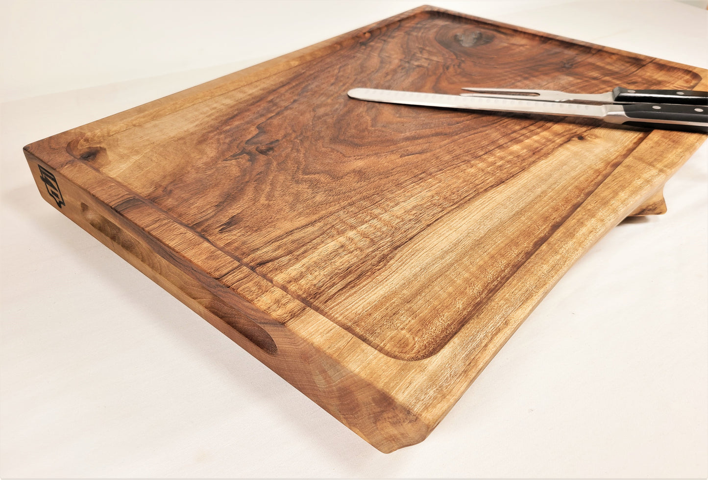 Large Carving Board, Thick English Walnut Cutting Board Made in Lancaster County Pennsylvania USA by ZimBoards
