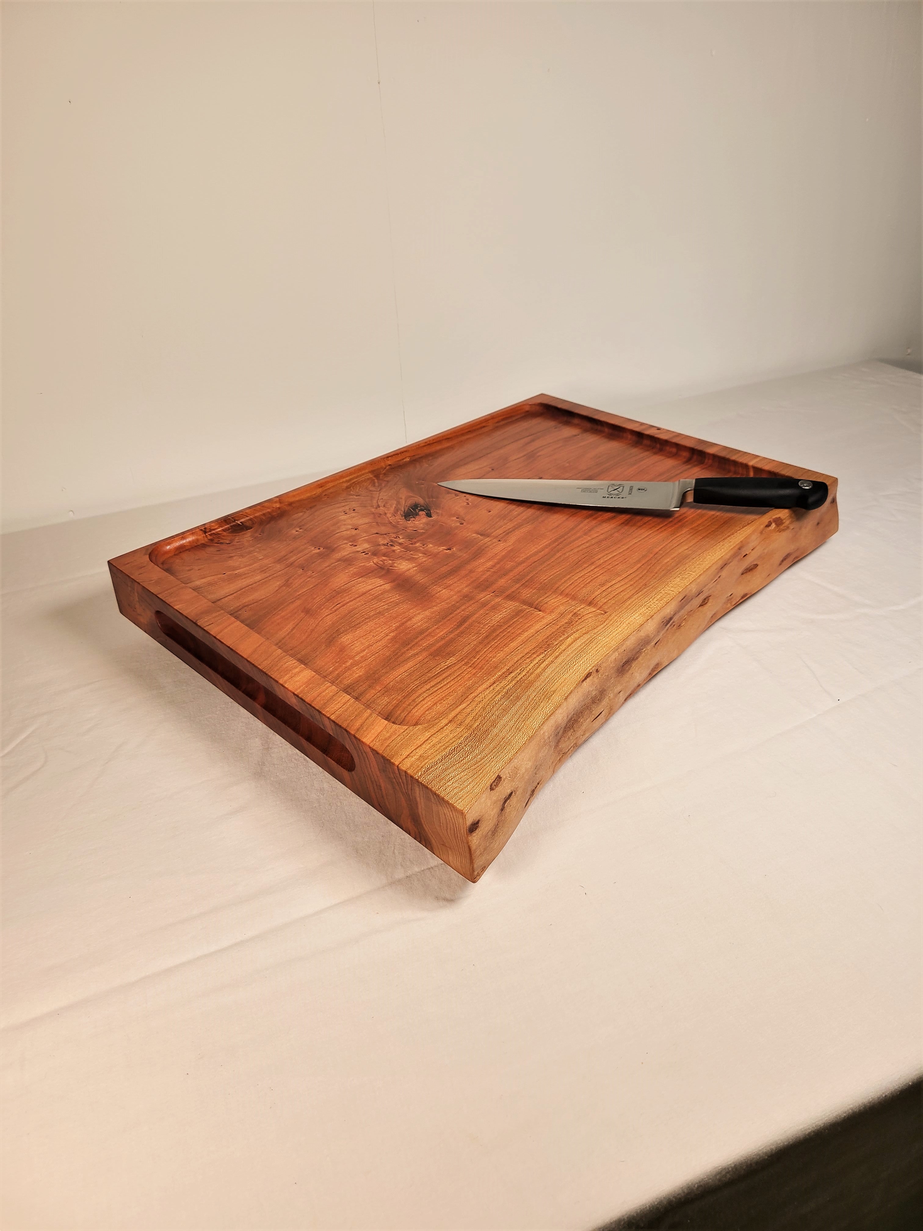 Cherry Live-Edge Carving Board (Carver Series)