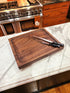 Walnut Carving Board used to slice meat and poultry