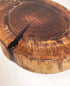 live edge cutting board wood cheese board round charcuterie board