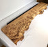 BURLY EDGE ELM FLOATING SHELVES