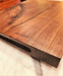 Walnut Flat-Edge Carving Board / 2" Single-Plank Board Thickness (Carver Series)