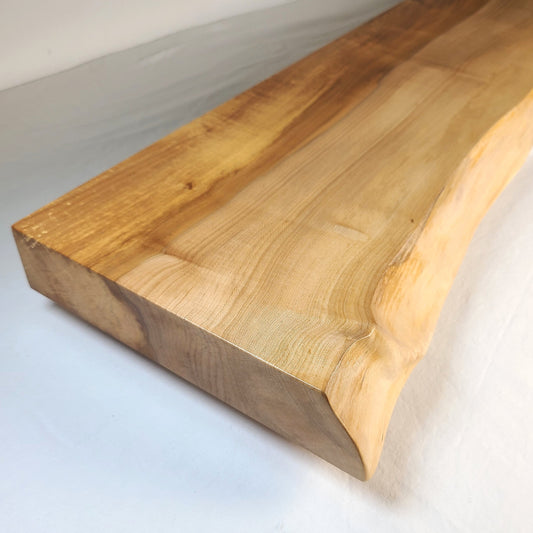 LIVE EDGE SUGAR MAPLE FLOATING SHELVES