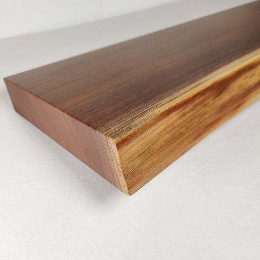 LIVE EDGE WALNUT FLOATING SHELVES