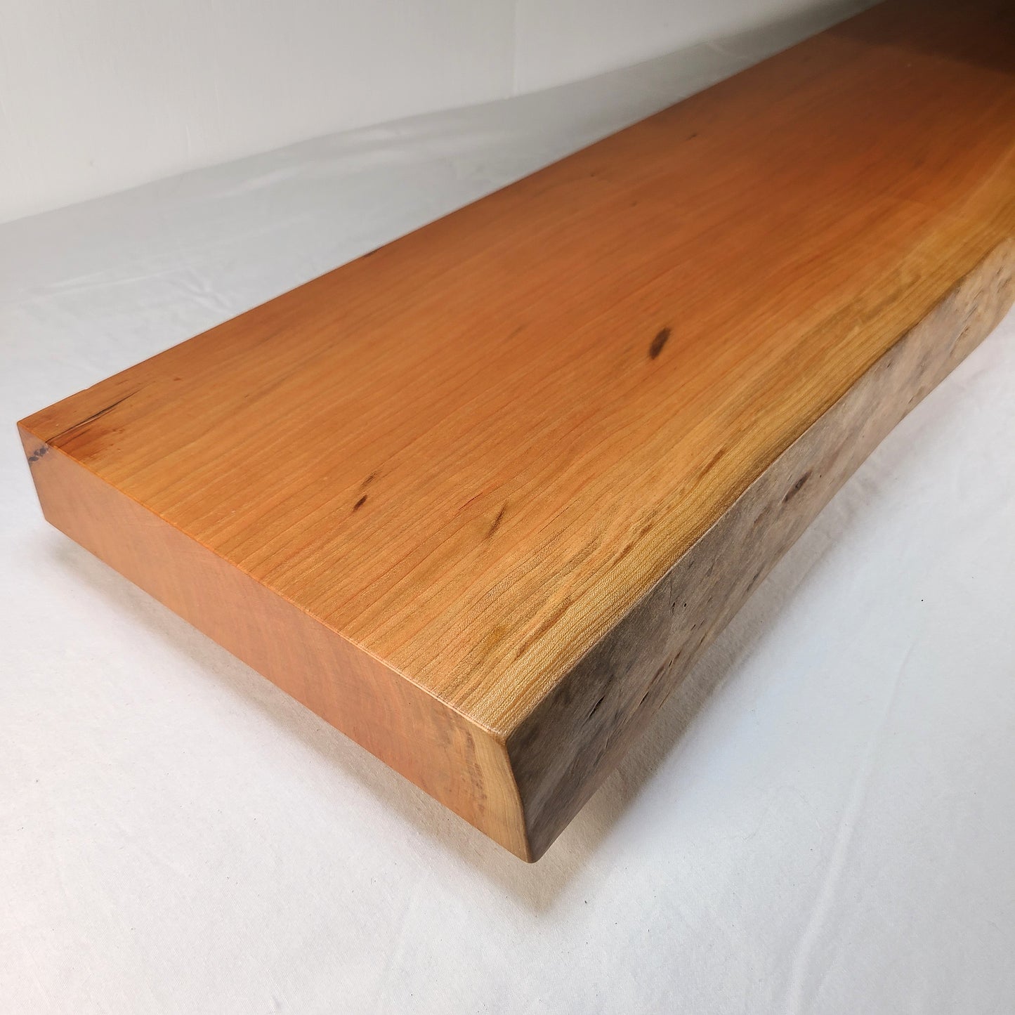 LIVE EDGE CHERRY FLOATING SHELVES