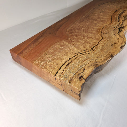 LIVE EDGE SYCAMORE FLOATING SHELVES