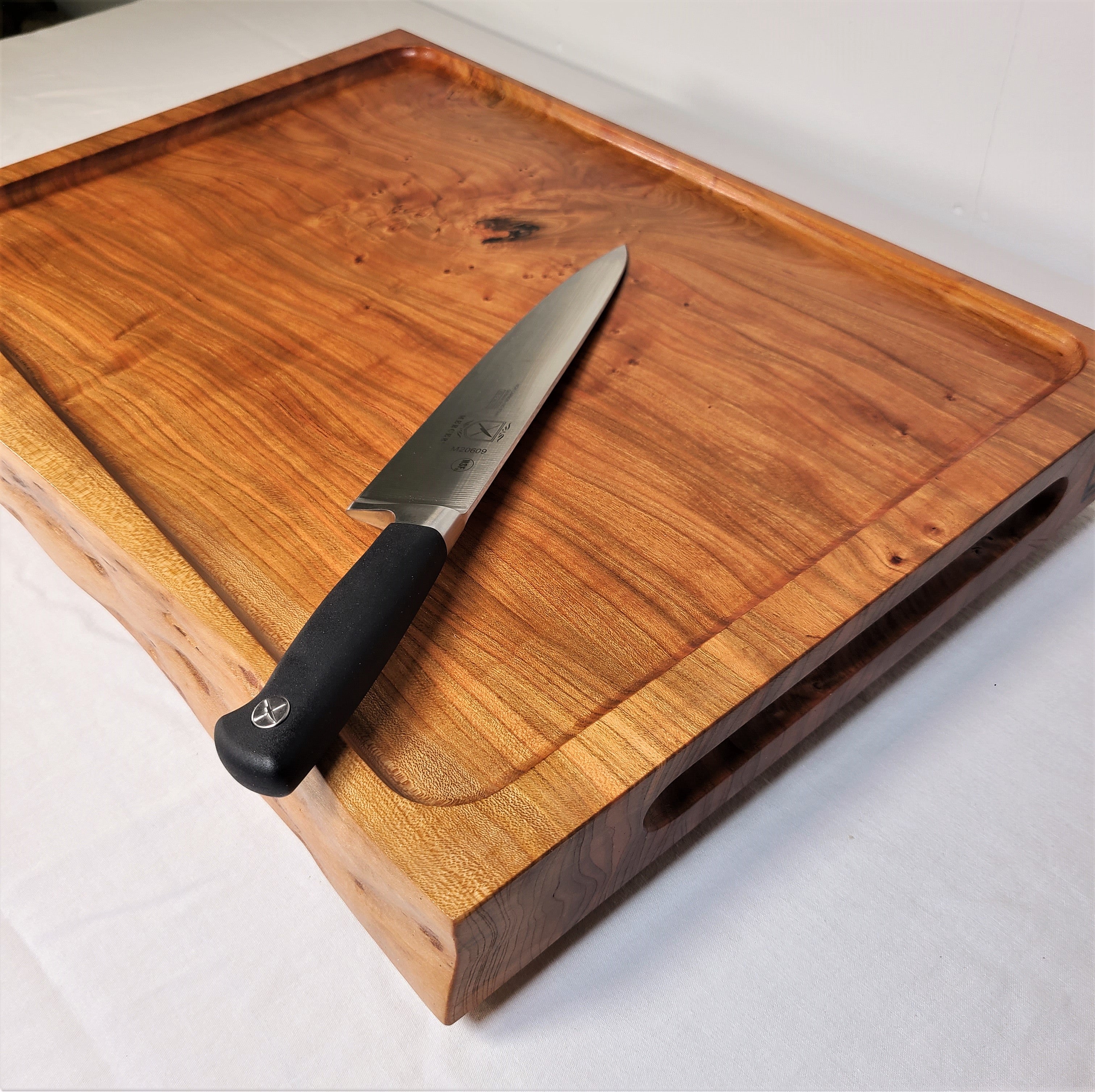 Cherry Live Edge Carving Board | ZimBoards Carver Series – Zim Boards