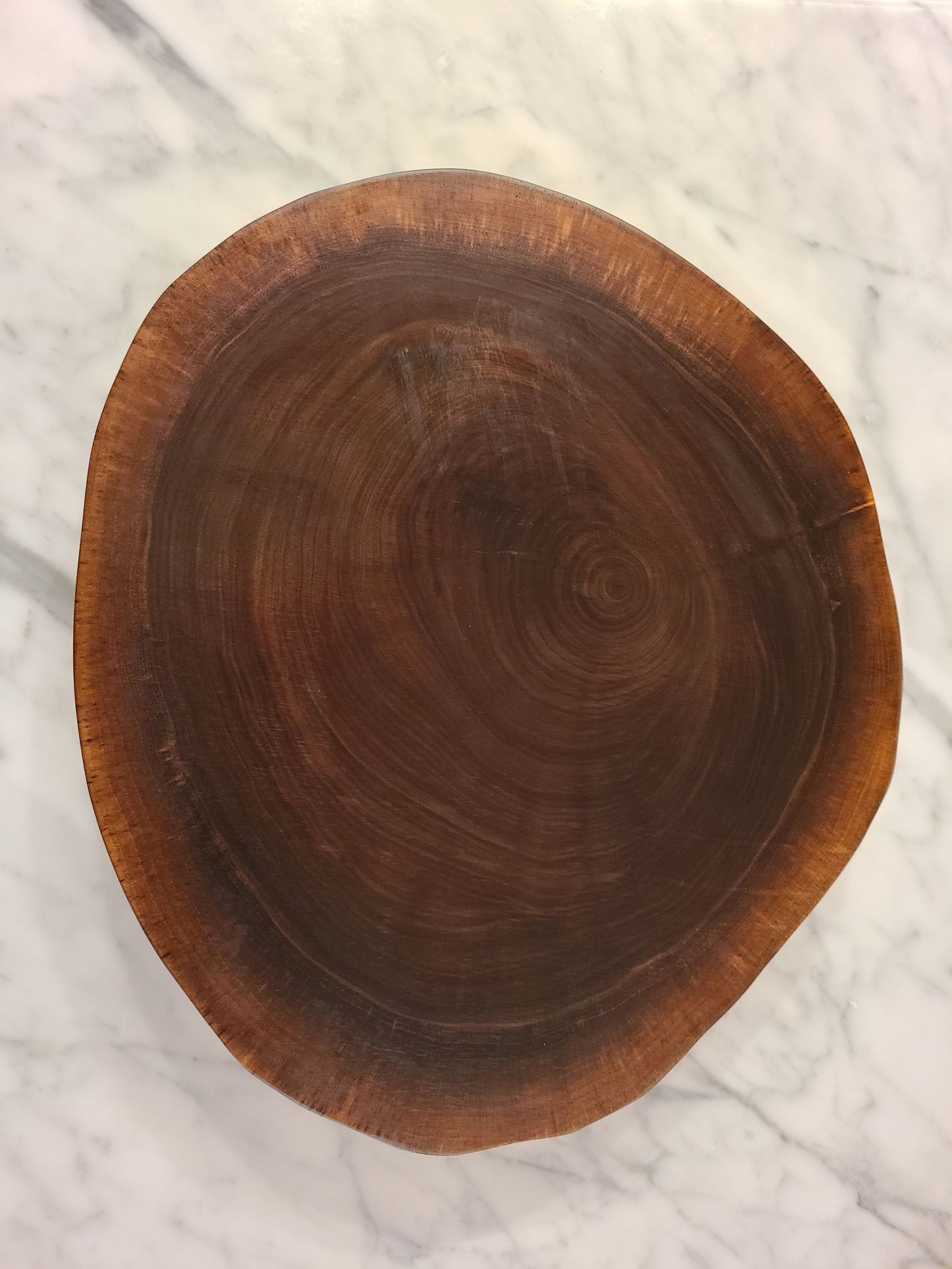 round live edge charcuterie board