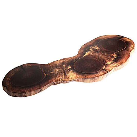 WALNUT CHARCUTERIE BOARD / 3 - KNOT WALNUT CROSS-CUT