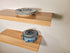 Ash Flat-Edge Floating Shelves / 2"+ thick single-plank