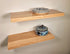 ash flat edge floating shelf by zimboards