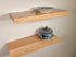 zimboards custom flat edge ash floating shelves for kitchen