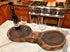 Black Walnut Double Cross-cut Charcuterie/Grazing/Serving solid wood cutting board.  Made in Lancaster Pennsylvania USA by ZimBoards