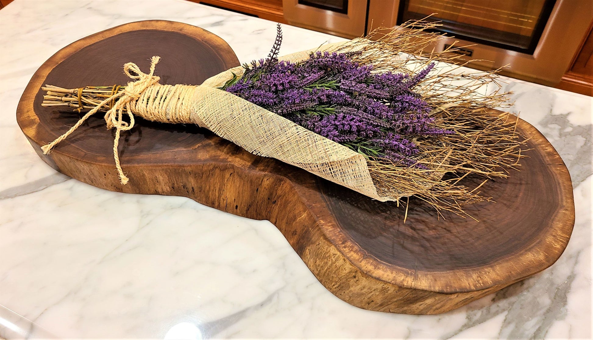 Black Walnut Double Cross-Cut Charcuterie/Grazing/Serving solid wood cutting board.  Made in Lancaster Pennsylvania by ZimBOARDS