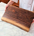 ZimBoard Live-Edge Black Walnut "Flat-Top" Cutting Board