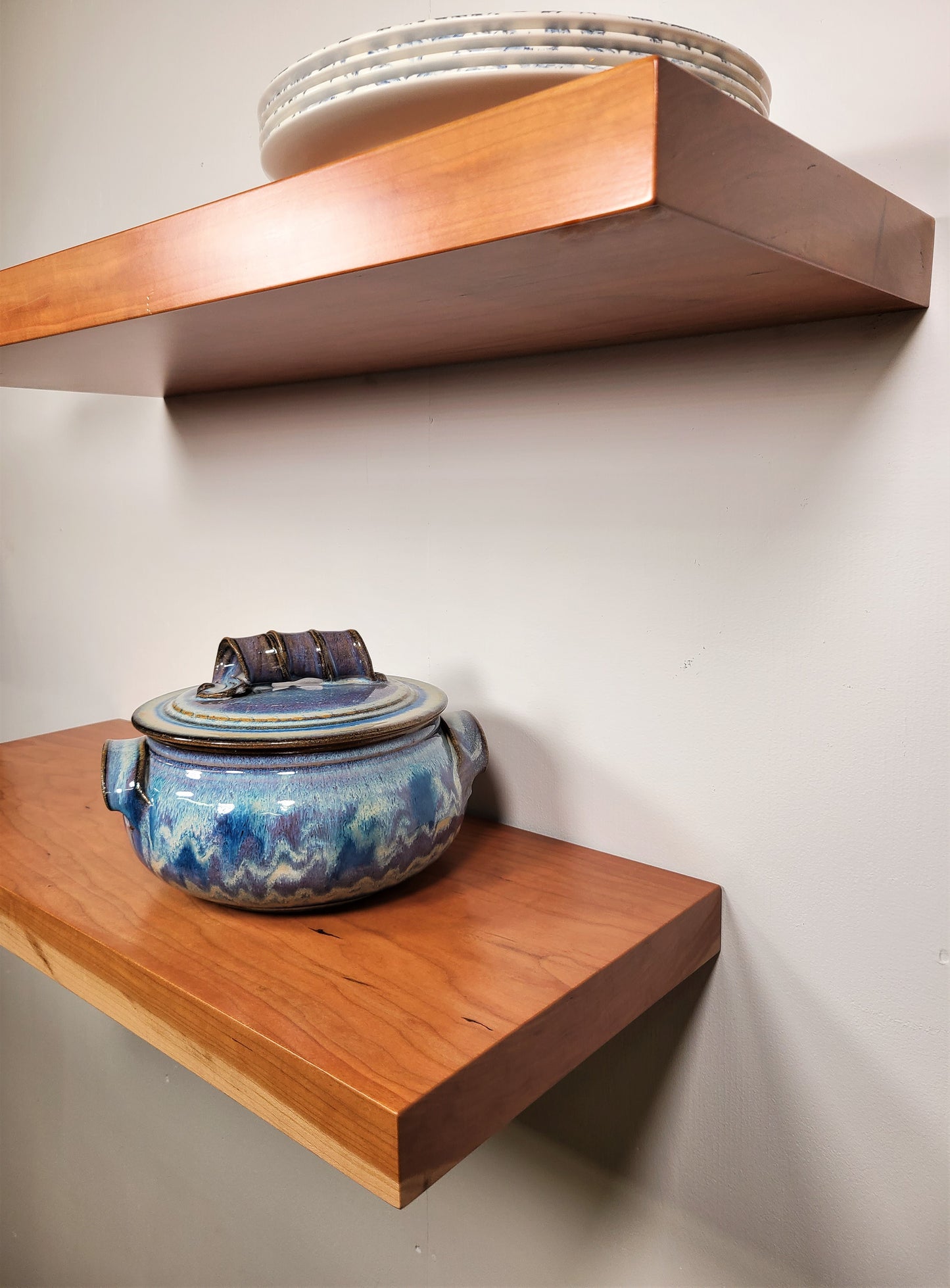 CHERRY FLOATING SHELVES