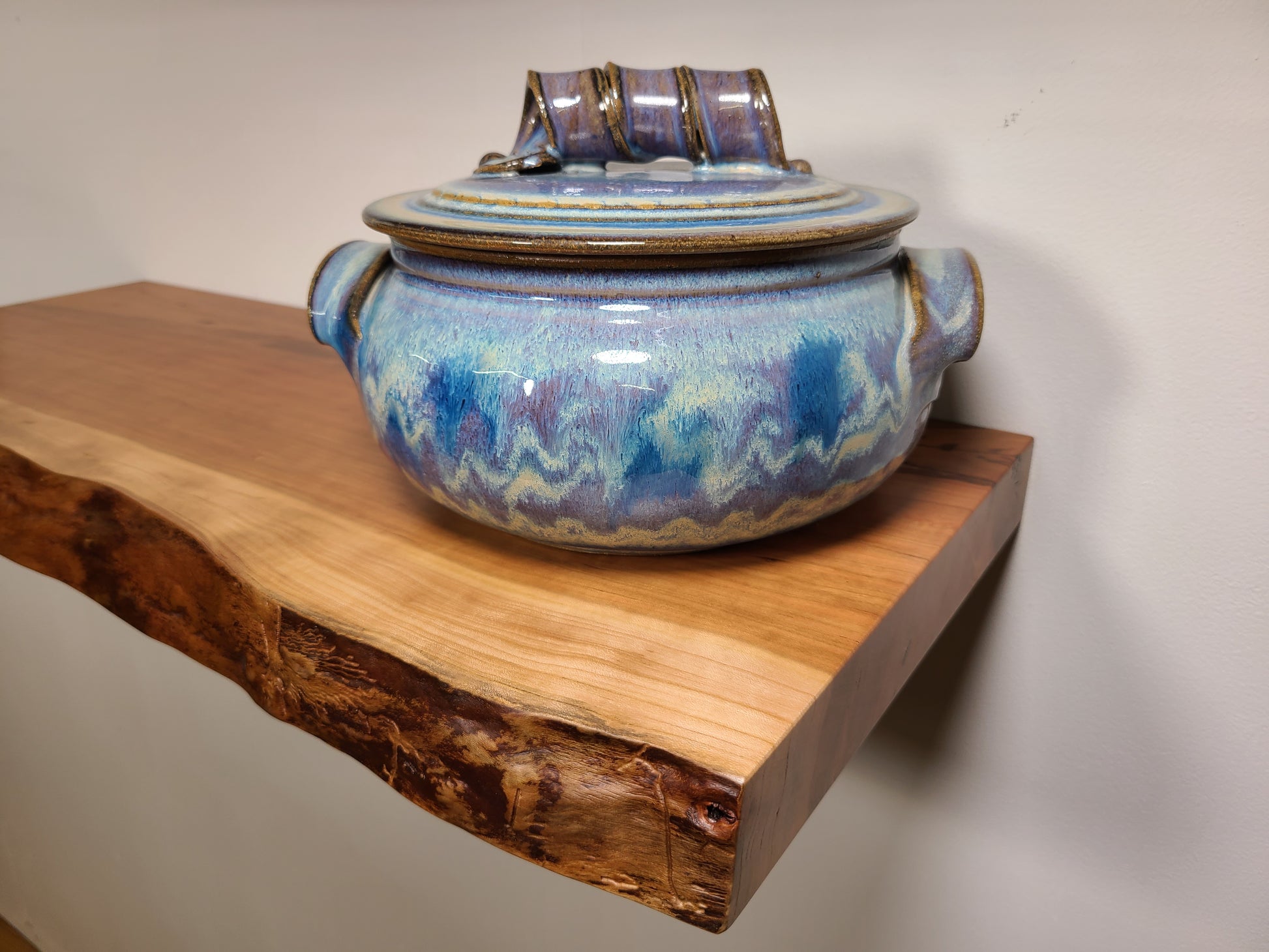 wood floating shelves, Floating Book Shelves, Cherry Shelves