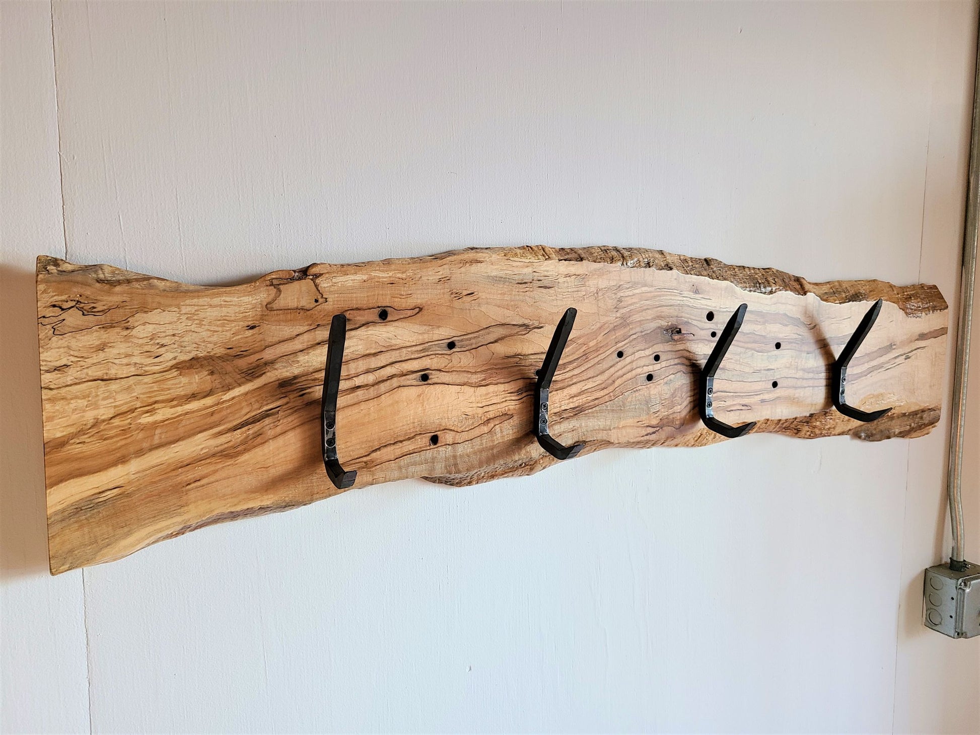 live edge hook board