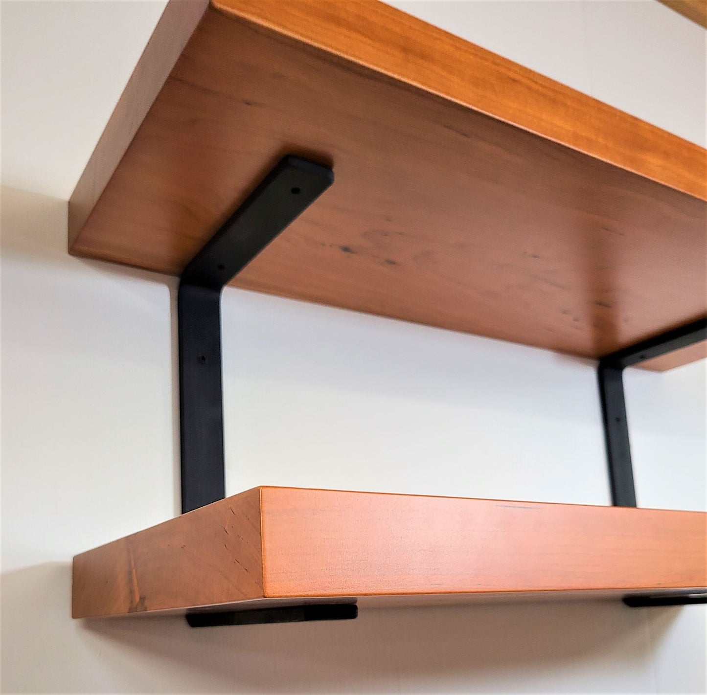 wood wall decor floating bookshelf