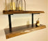 Live-Edge Black Walnut Double Shelf Kit