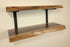 Live-Edge Black Walnut Double Shelf Kit