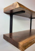 Live-Edge Black Walnut Double Shelf Kit