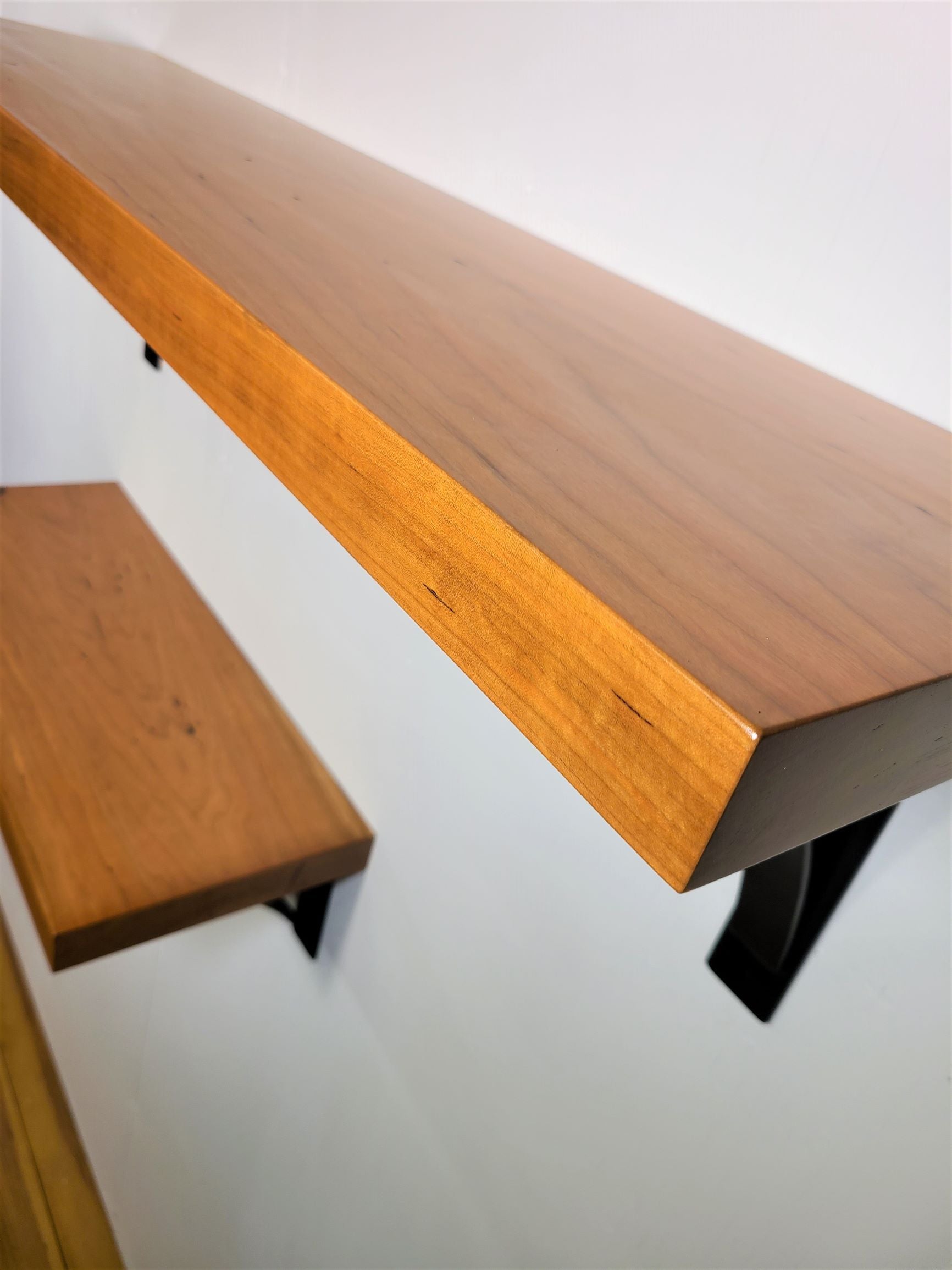 rustic shelves