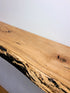 Kettle Creek Live-Edge Maple Wall Shelf w/ Steel Arch Brack