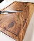 ZimBoard Live-Edge English Walnut "CARVER" Cutting Board