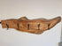 Rustic Coat Rack , Elm wood with 5 hand forged steel coat hooks, Hook Board