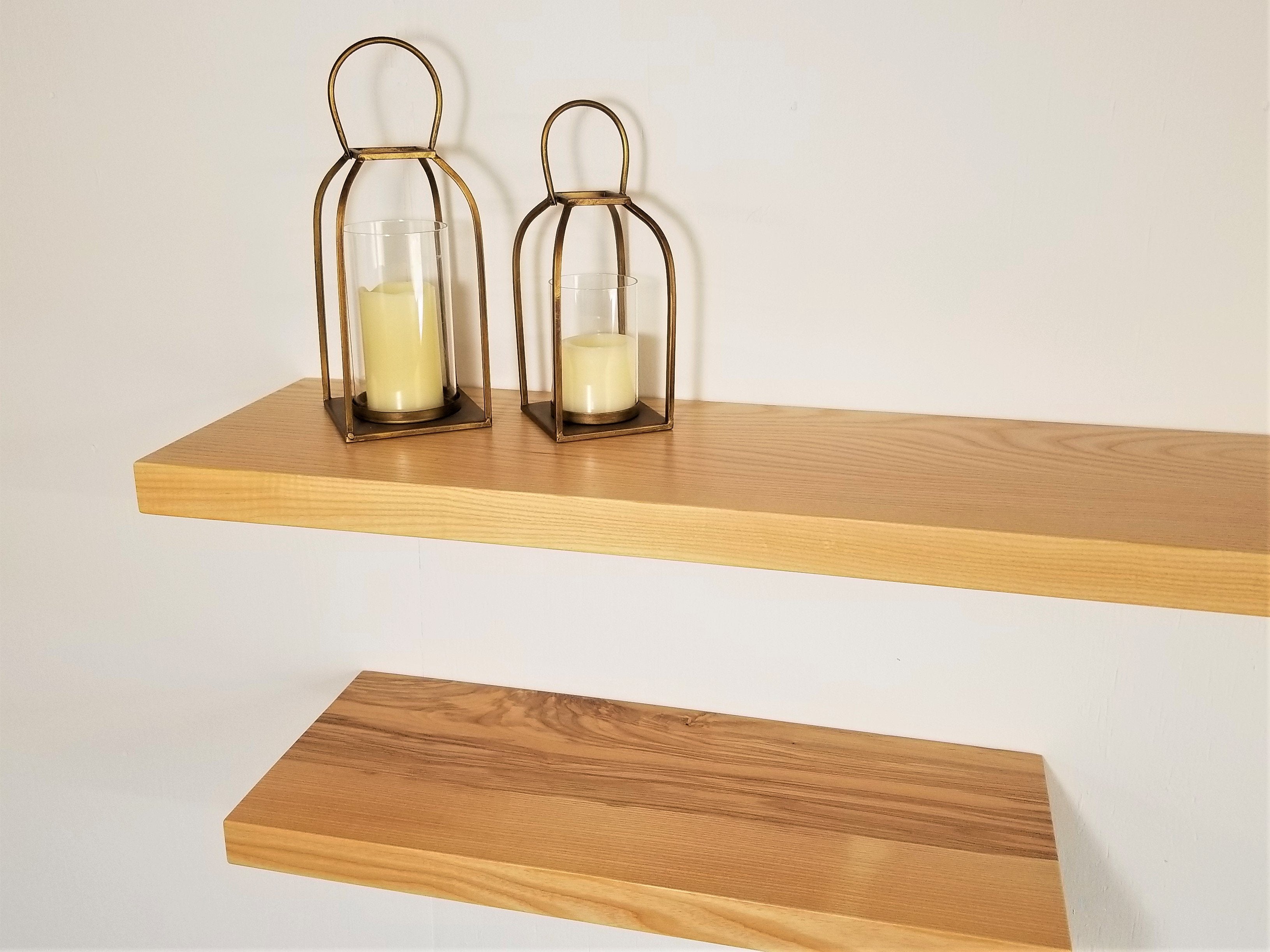 ZimBOARDS ASH FLAT-EDGE FLOATING SHELF - Shelf