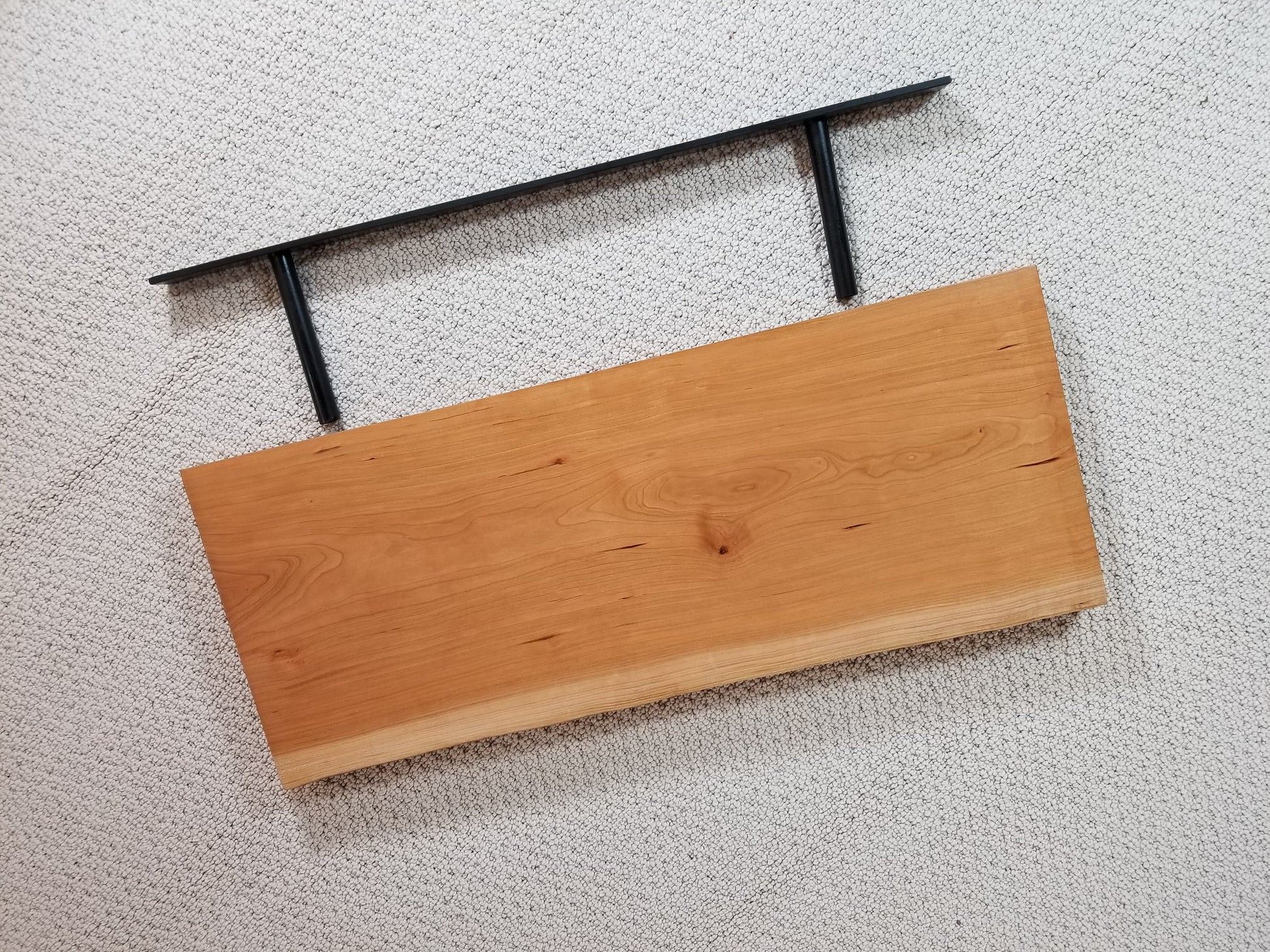 ZimBOARDS ASH LIVE-EDGE FLOATING SHELVES - Shelf