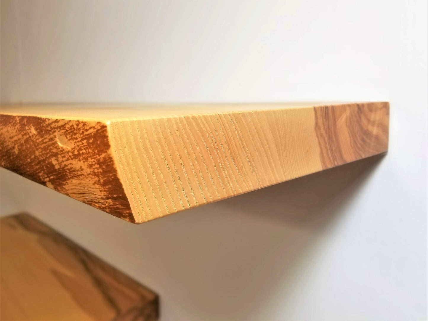 Ash wood shelf, floating book shelves 