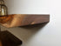 Black Walnut Live-Edge Floating Shelves  