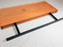 ZimBOARDS Solid Solid Wild Cherry Flat-Edge Floating Shelves